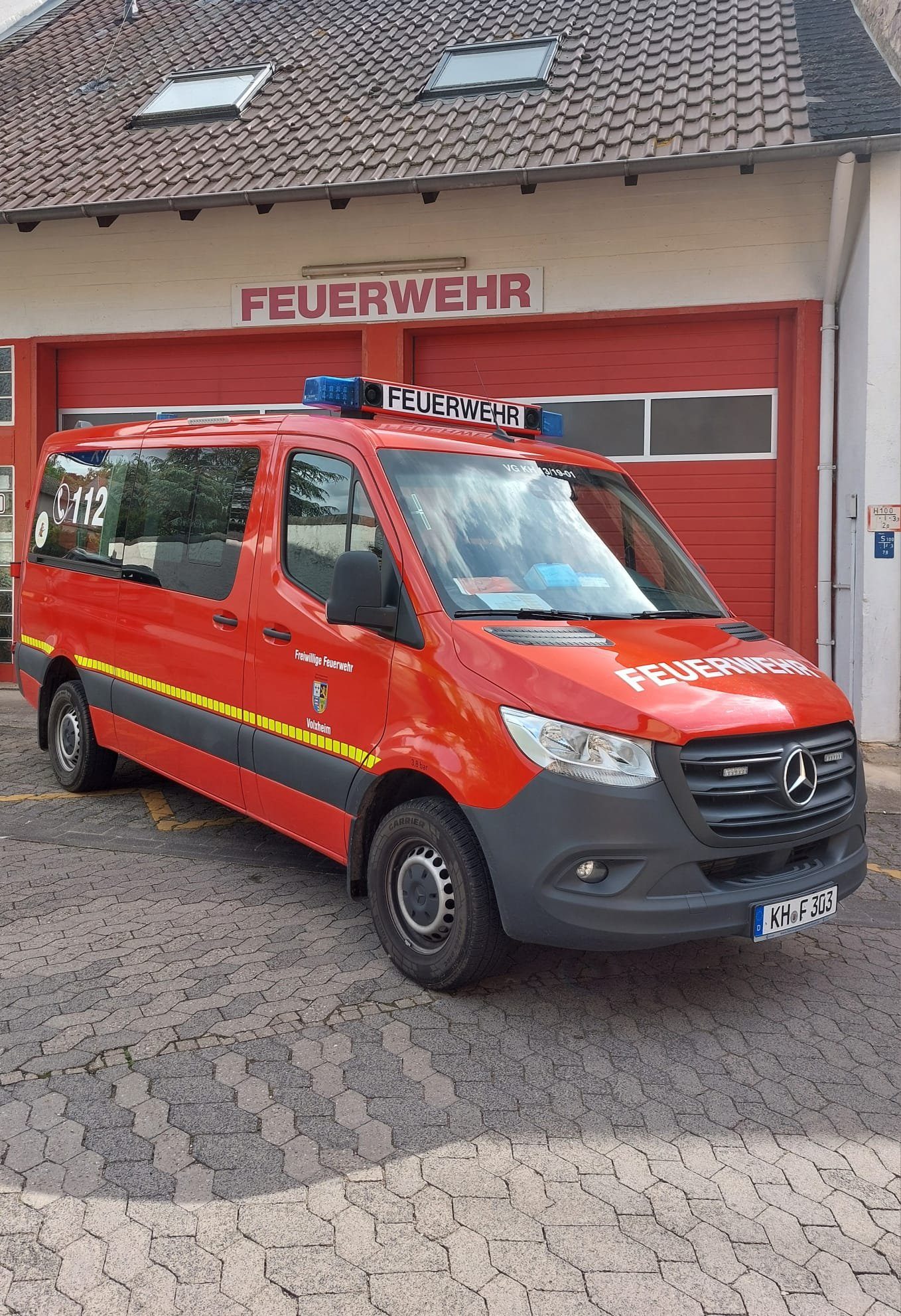 Mannschaftstransportfahrzeug (MTF) der Freiwilligen Feuerwehr Volxheim